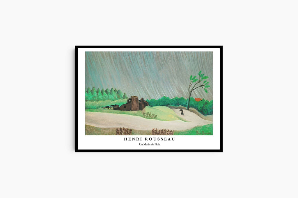 "Henri Rousseau - Un Matin de Pluie Poster"