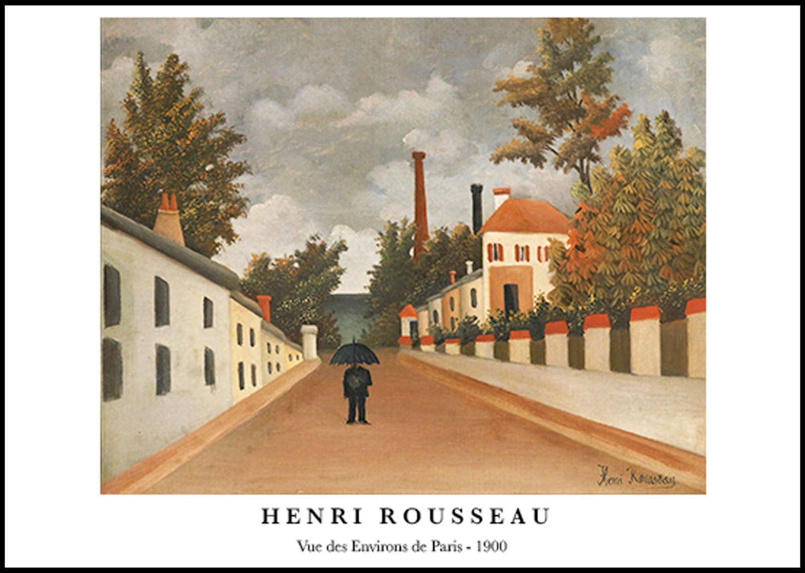 "Henri Rousseau - Vue des Environs de Paris Poster"