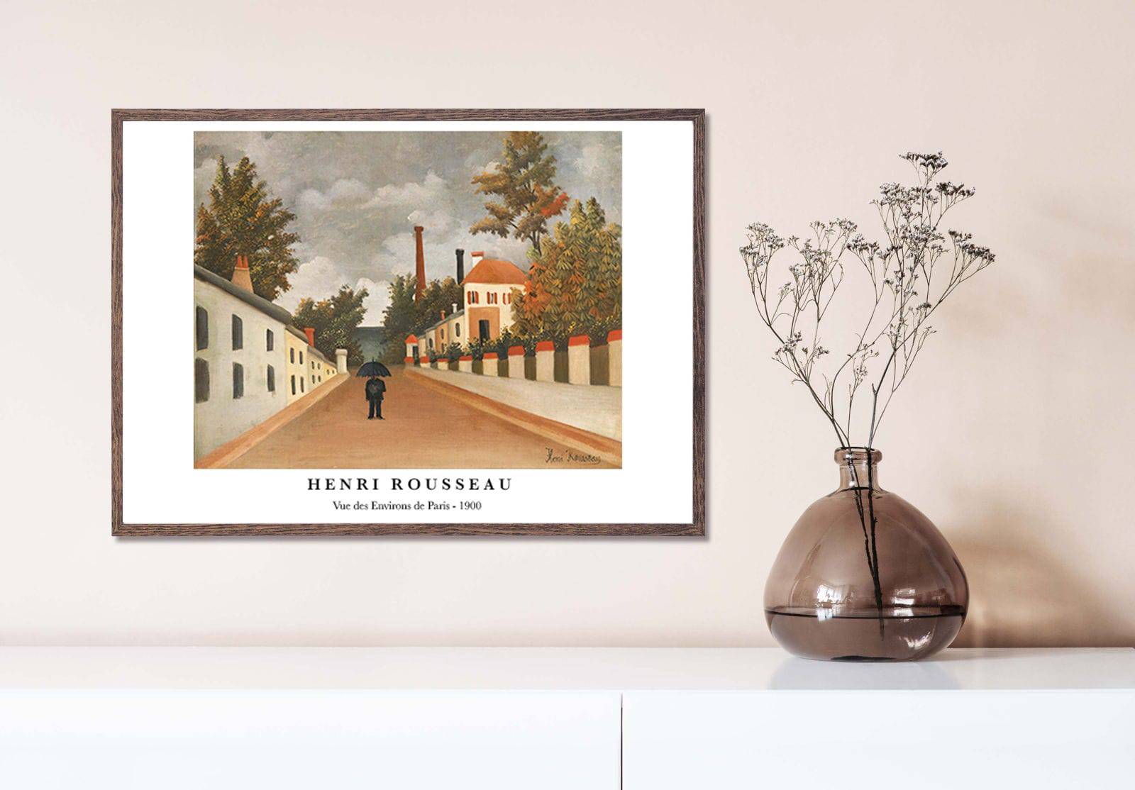 "Henri Rousseau - Vue des Environs de Paris Poster"