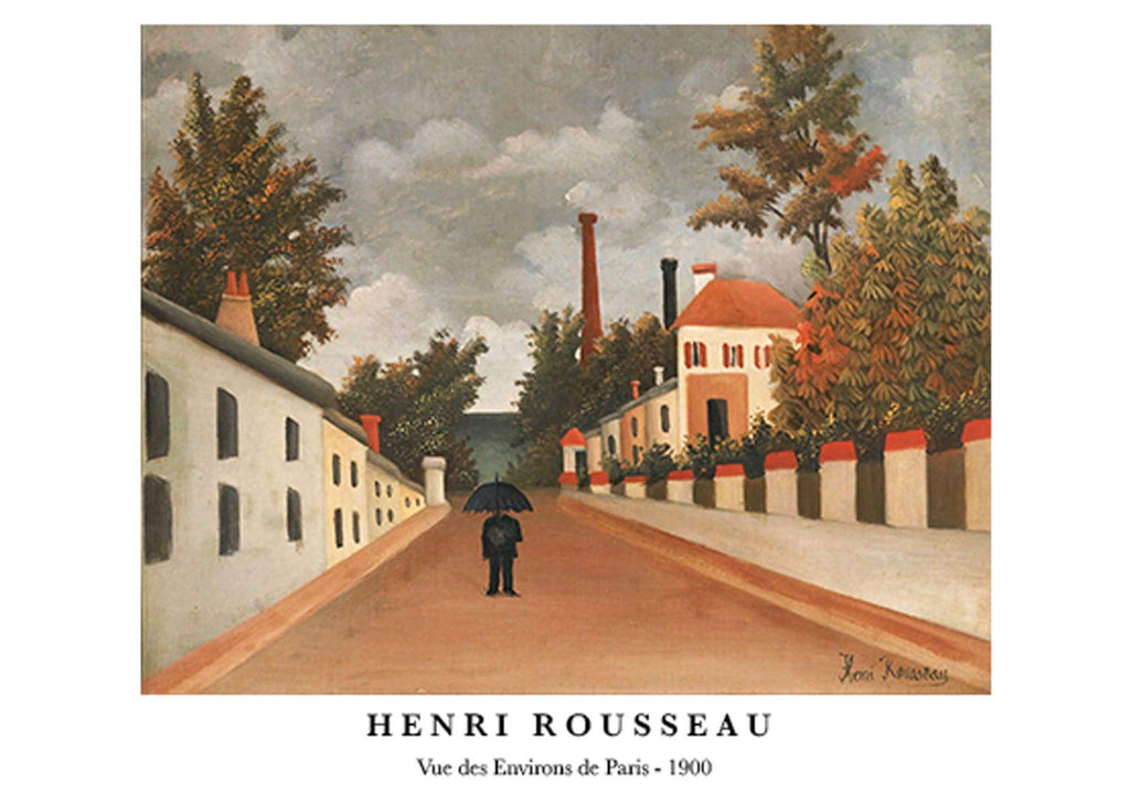 "Henri Rousseau - Vue des Environs de Paris Poster"
