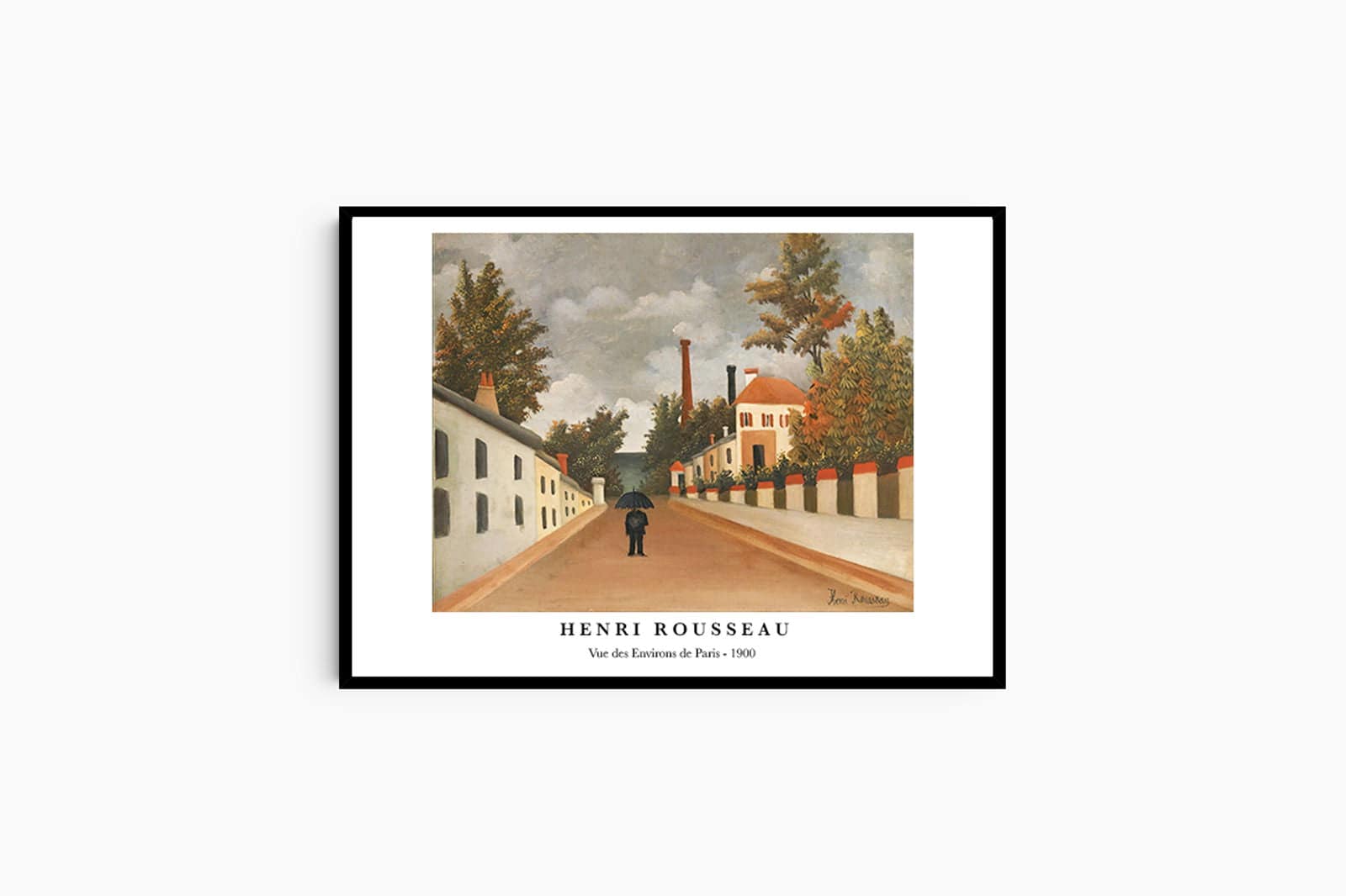 "Henri Rousseau - Vue des Environs de Paris Poster"