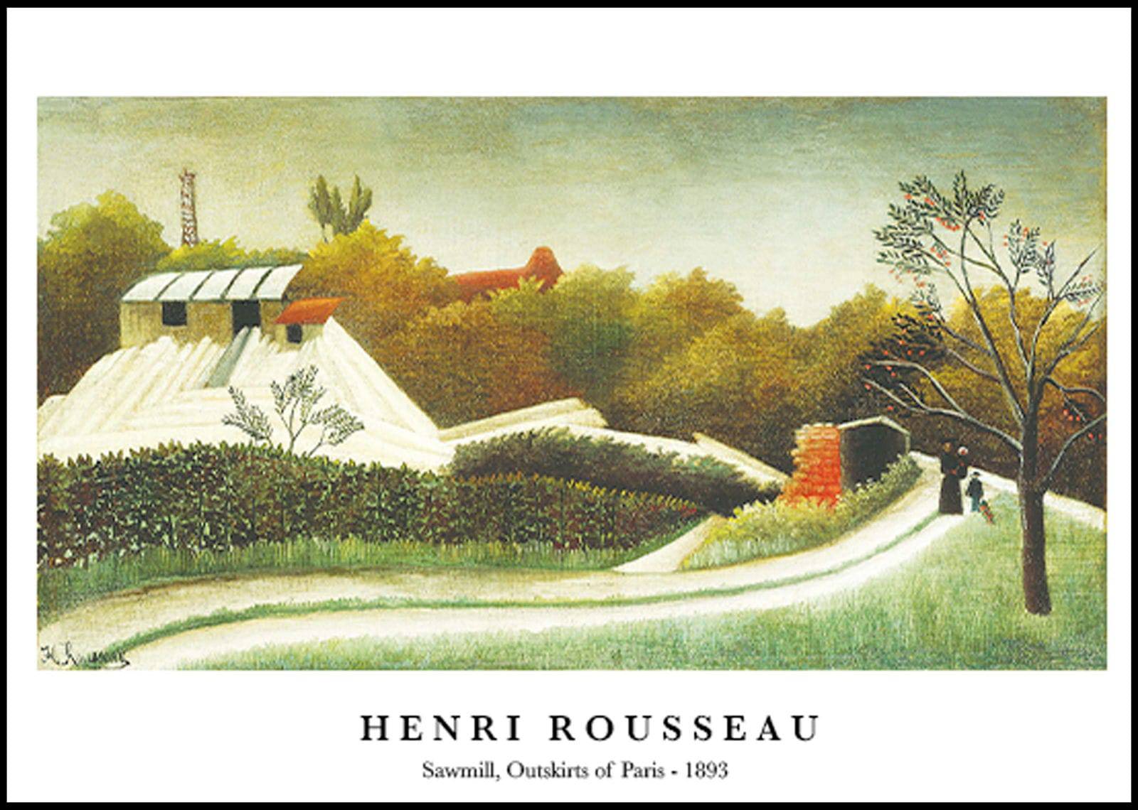 "Henri Rousseau - Samwill, Outskirts of Paris Poster"