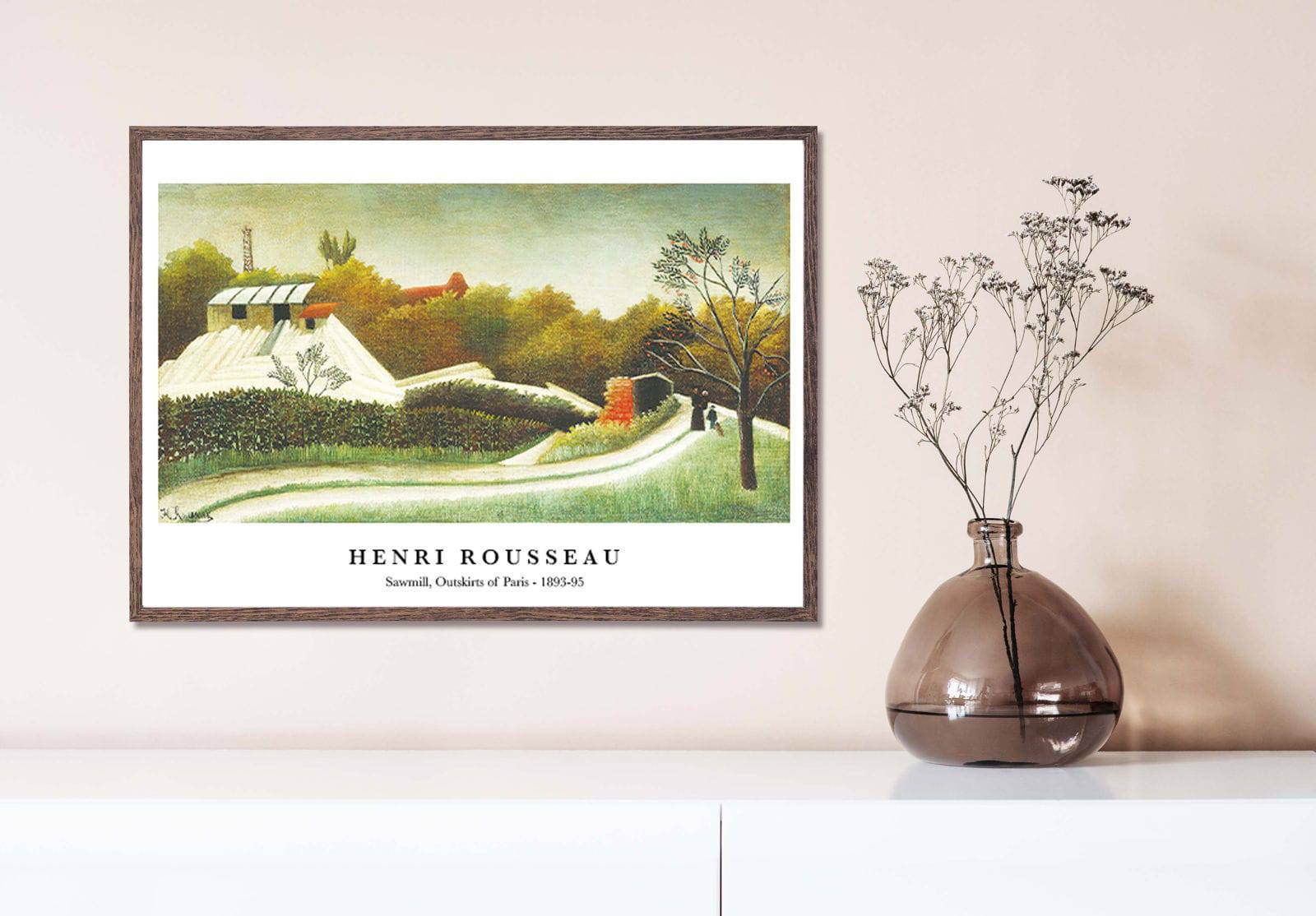 "Henri Rousseau - Samwill, Outskirts of Paris Poster"