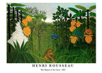 "Henri Rousseau - The Repast of the Lion Poster"