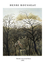 "Henri Rousseau - Rendez-vous in the Forest Poster"