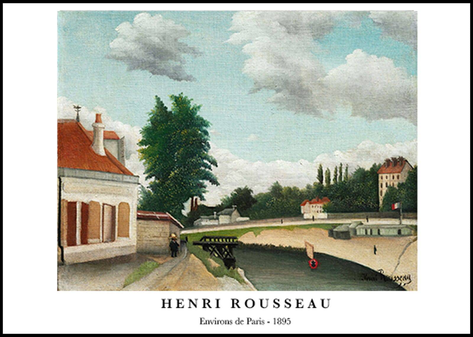 "Henri Rousseau - Environs de Paris Poster"