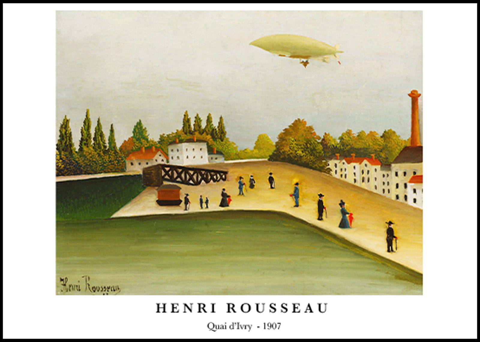 "Henri Rousseau - Quai d'Ivry Poster"