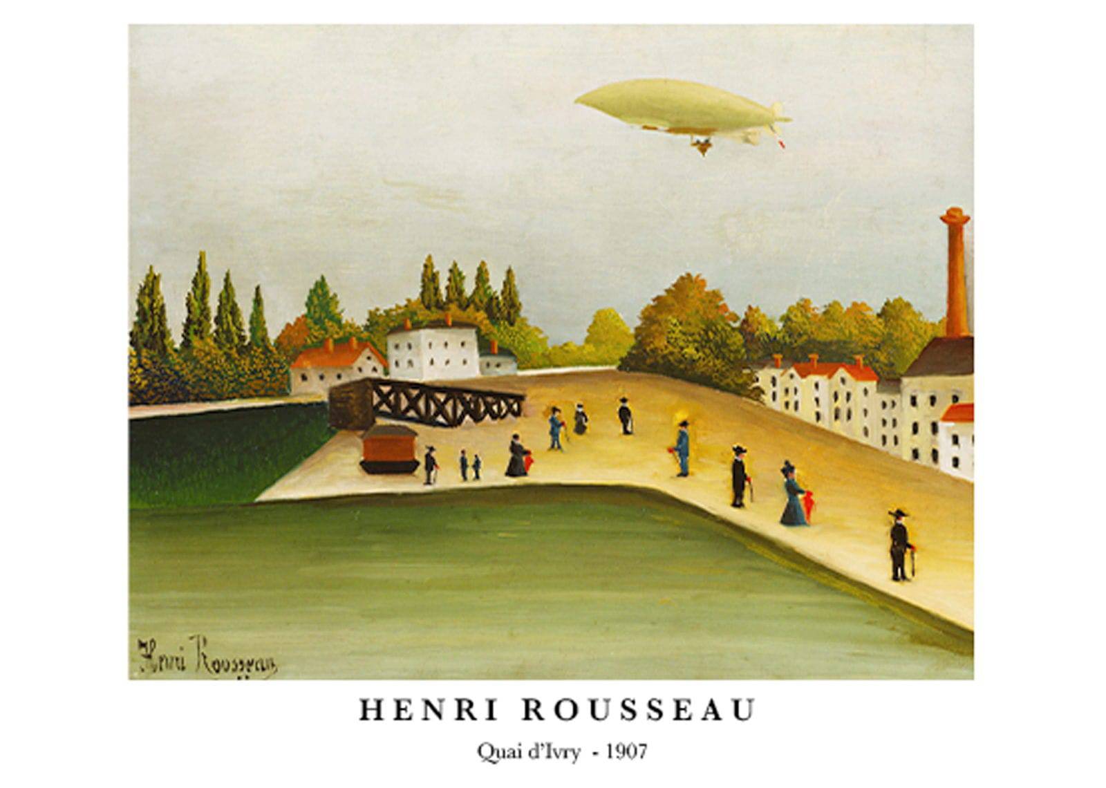 "Henri Rousseau - Quai d'Ivry Poster"