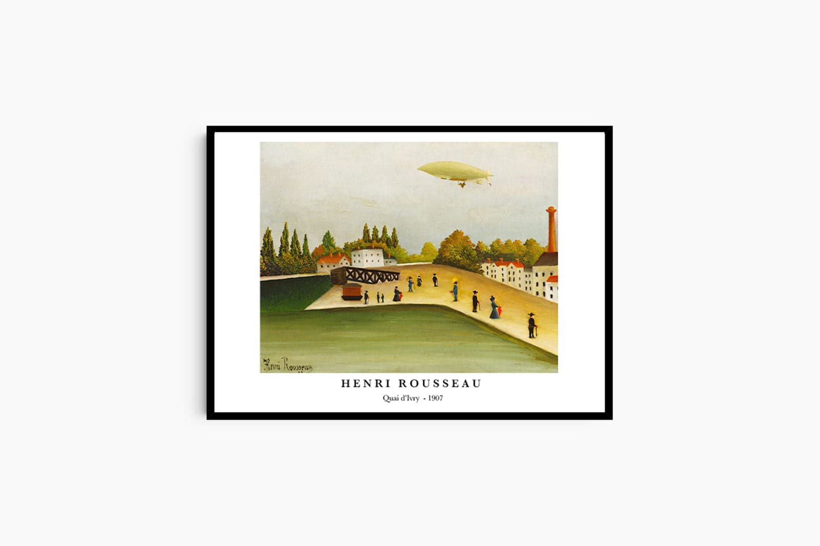 "Henri Rousseau - Quai d'Ivry Poster"