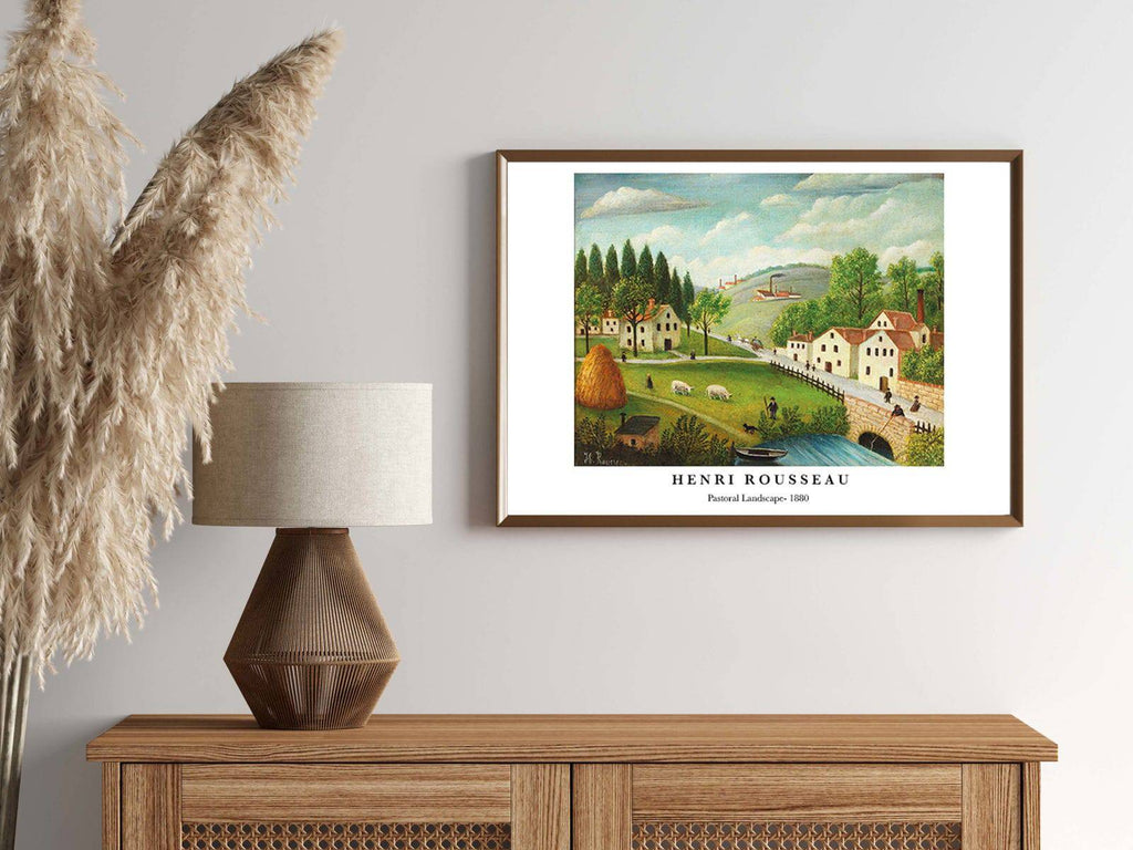 "Henri Rousseau - Pastoral Landscape Poster"