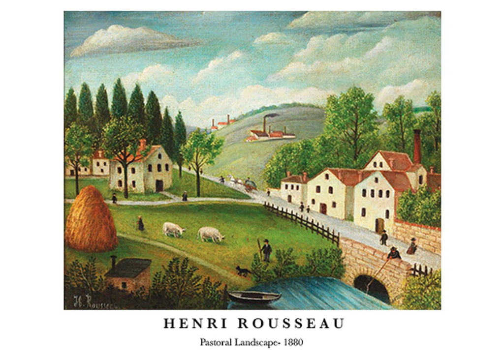 "Henri Rousseau - Pastoral Landscape Poster"