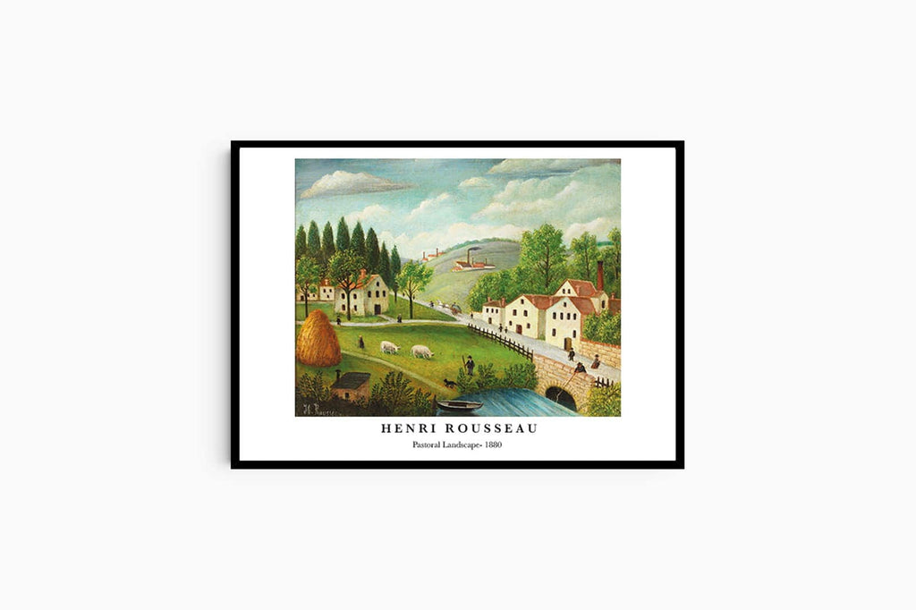 "Henri Rousseau - Pastoral Landscape Poster"