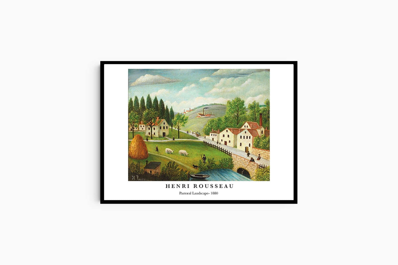 "Henri Rousseau - Pastoral Landscape Poster"