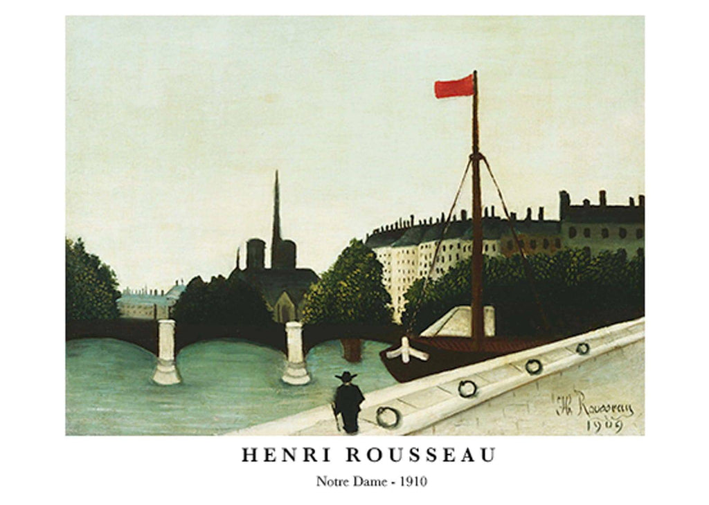 "Henri Rousseau - Notre Drame Poster"