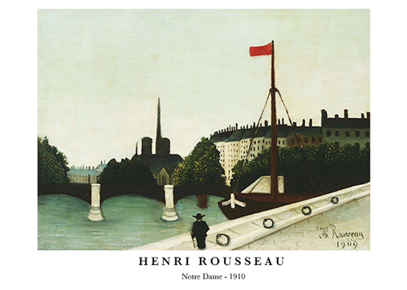 "Henri Rousseau - Notre Drame Poster"