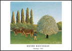 "Henri Rousseau - L'herbage Poster"