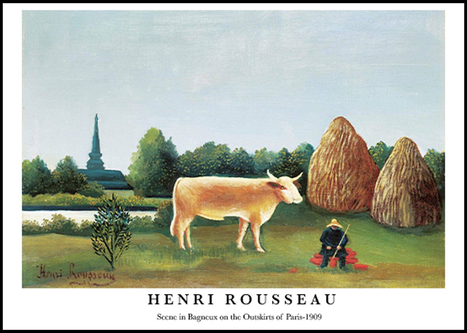 "Henri Rousseau - Scene in Bagneux on the Outskirts of Paris Poster"