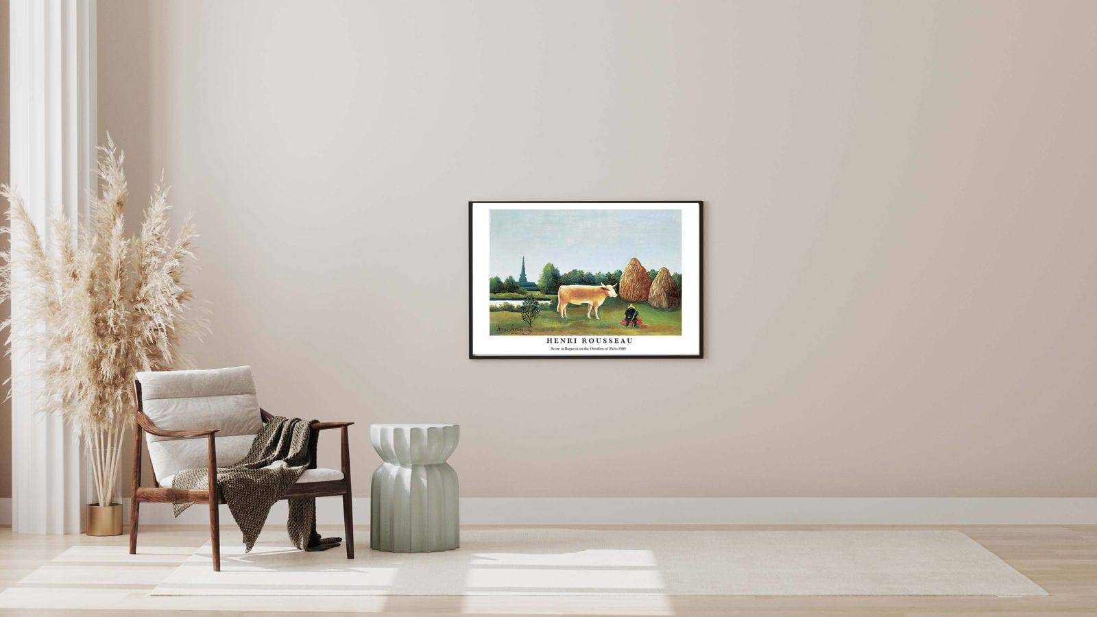 "Henri Rousseau - Scene in Bagneux on the Outskirts of Paris Poster"