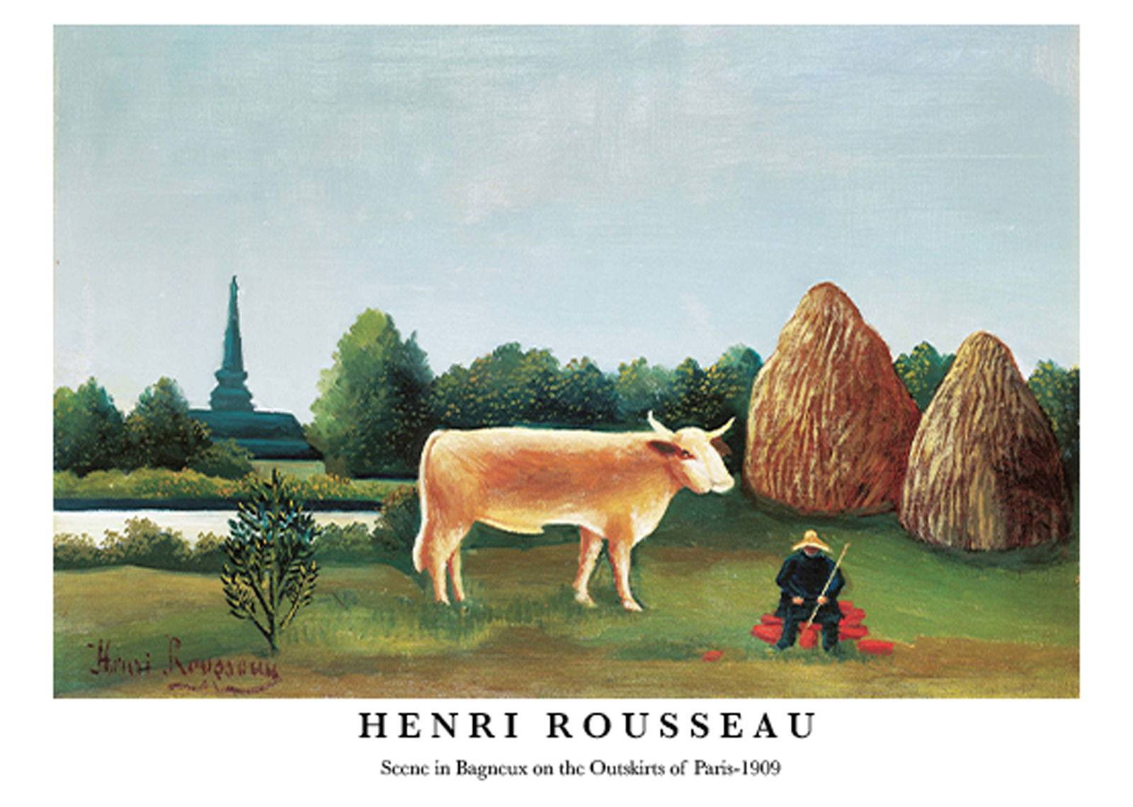 "Henri Rousseau - Scene in Bagneux on the Outskirts of Paris Poster"