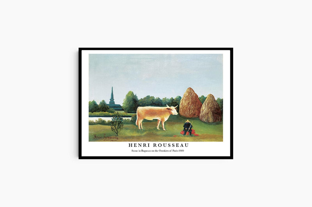 "Henri Rousseau - Scene in Bagneux on the Outskirts of Paris Poster"