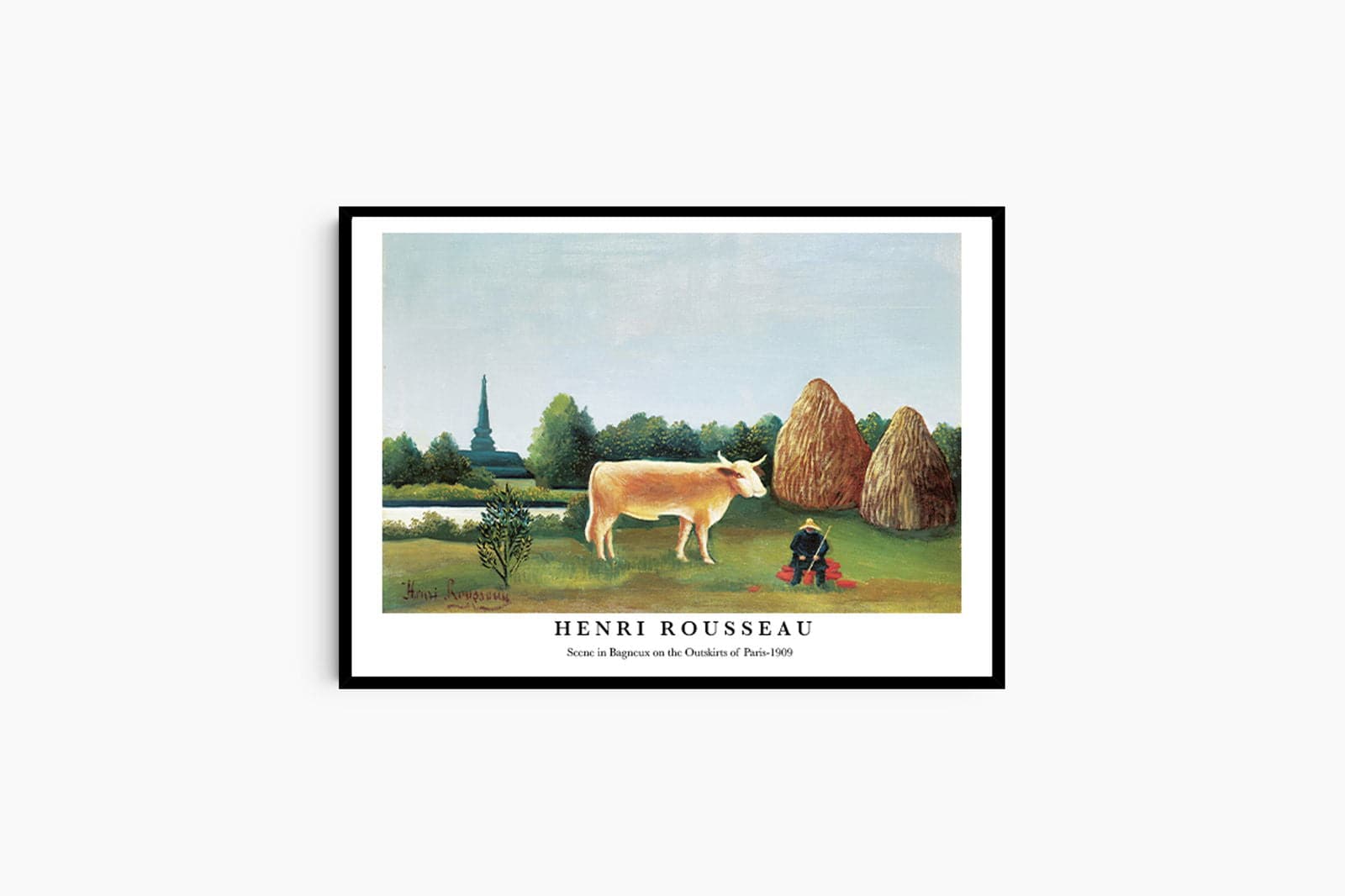 "Henri Rousseau - Scene in Bagneux on the Outskirts of Paris Poster"