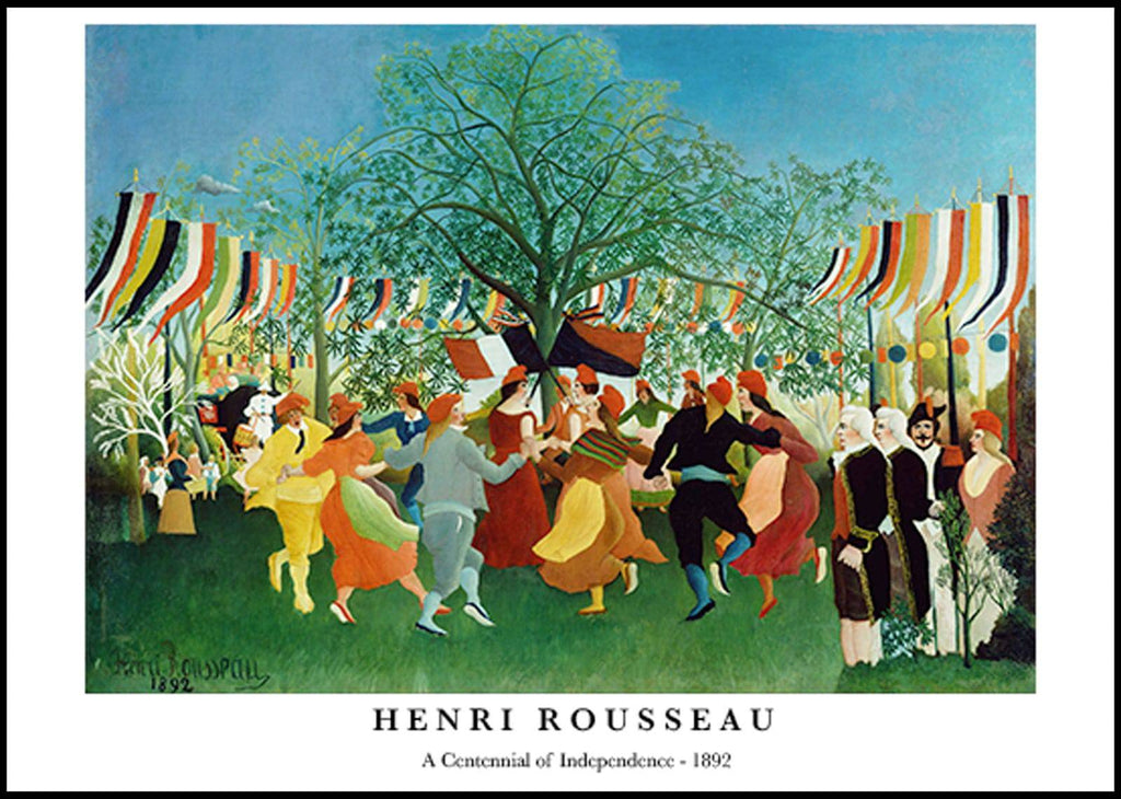 "Henri Rousseau - A Centennial of Independence Poster"