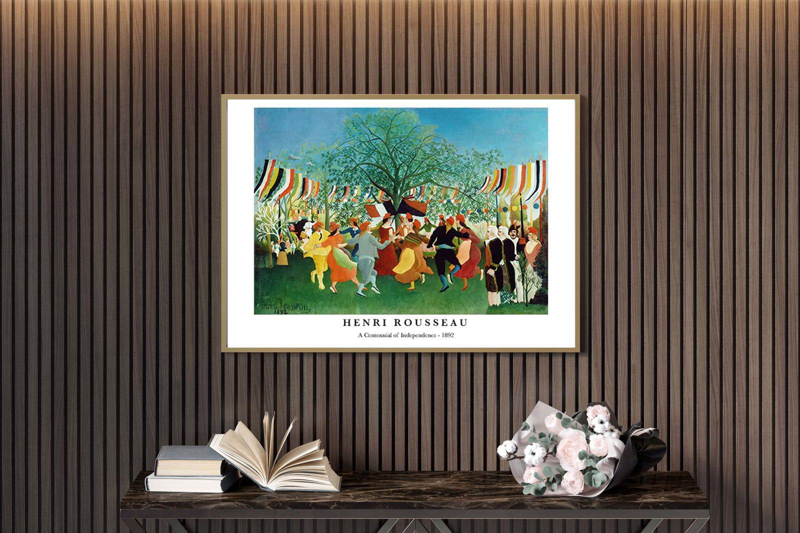 "Henri Rousseau - A Centennial of Independence Poster"