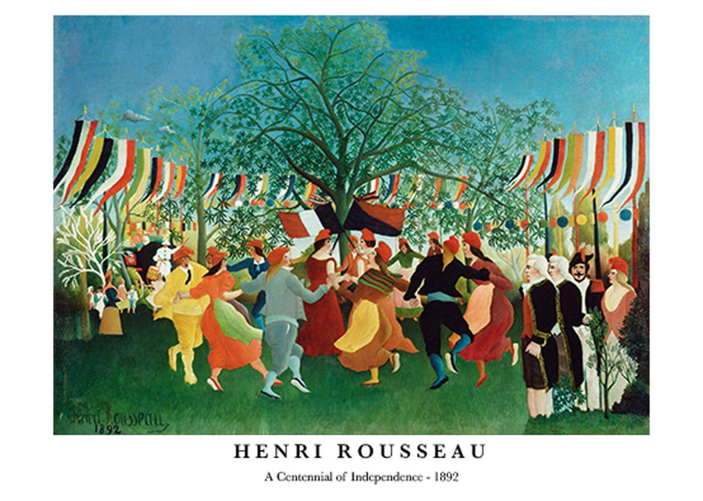 "Henri Rousseau - A Centennial of Independence Poster"