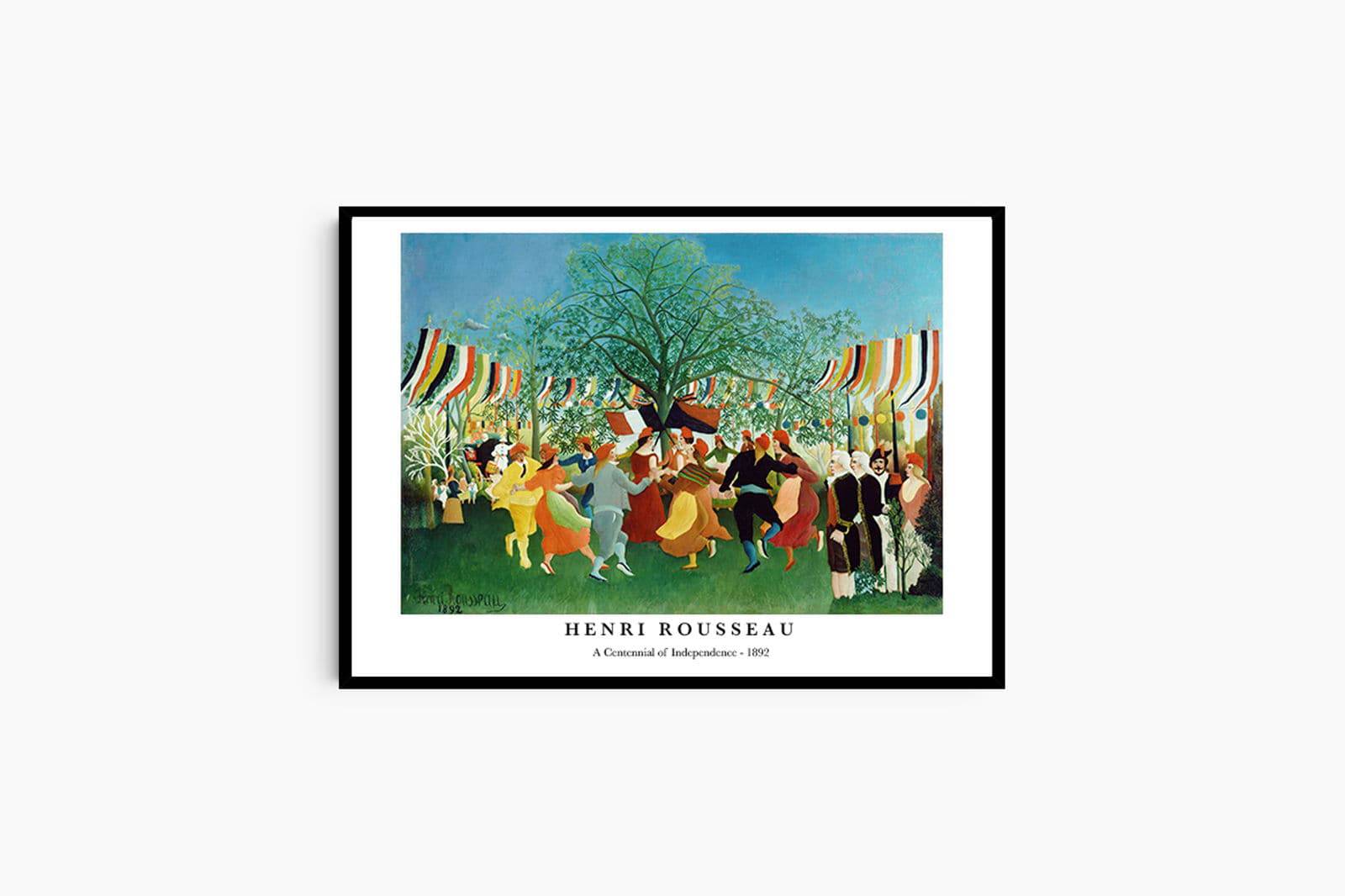 "Henri Rousseau - A Centennial of Independence Poster"