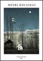 "Henri Rousseau - Carnival Evening Poster"