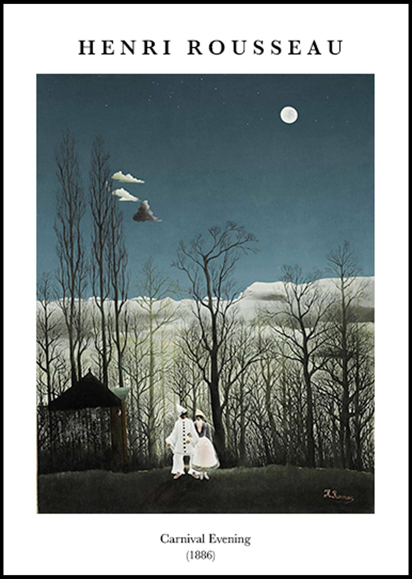 "Henri Rousseau - Carnival Evening Poster"