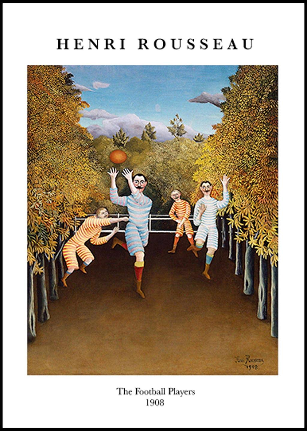 "Henri Rousseau - The Football Players Poster"