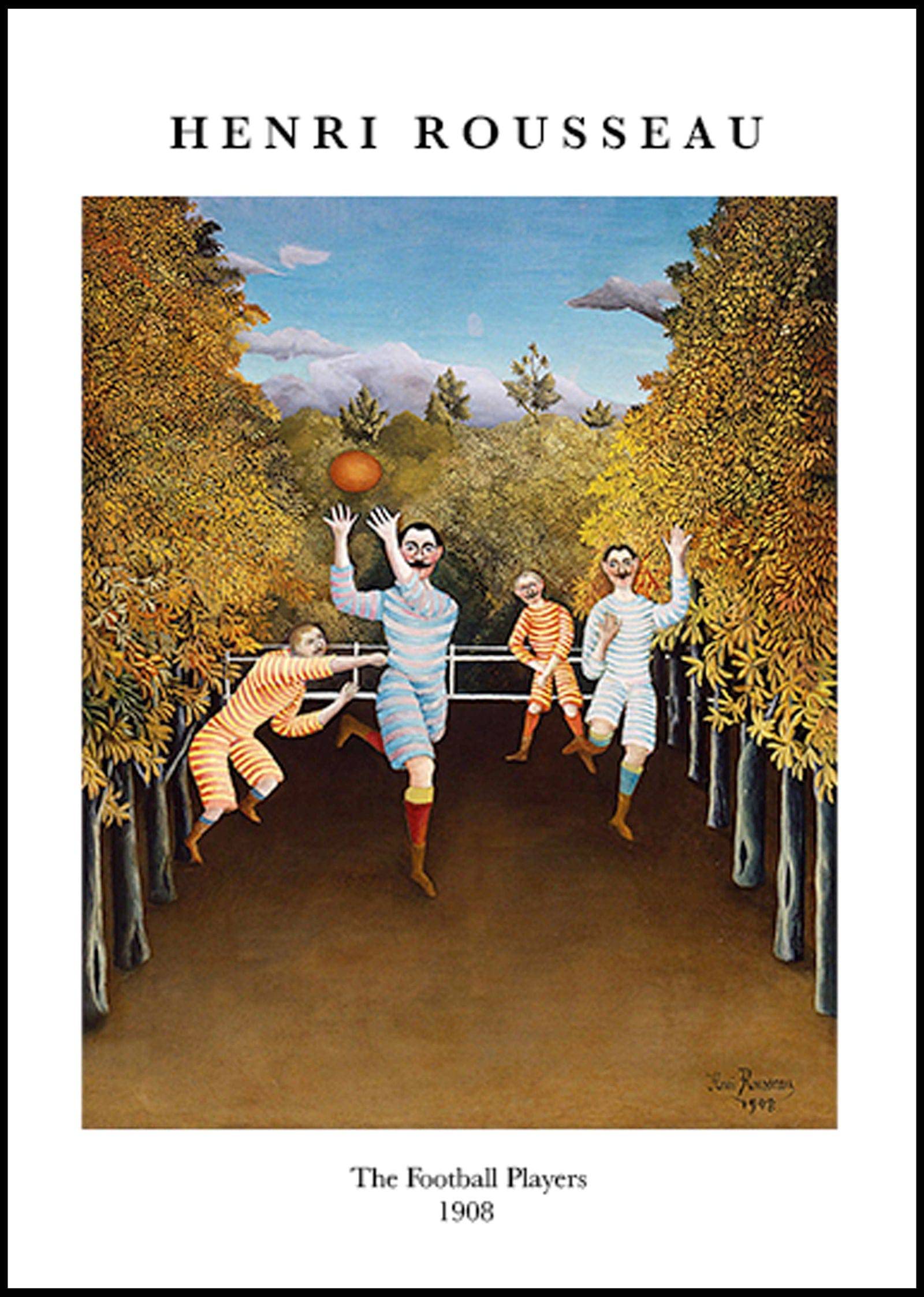 "Henri Rousseau - The Football Players Poster"