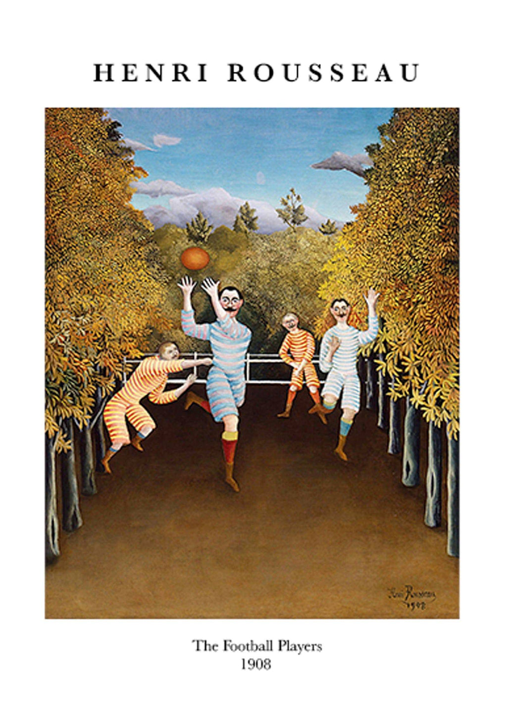 "Henri Rousseau - The Football Players Poster"