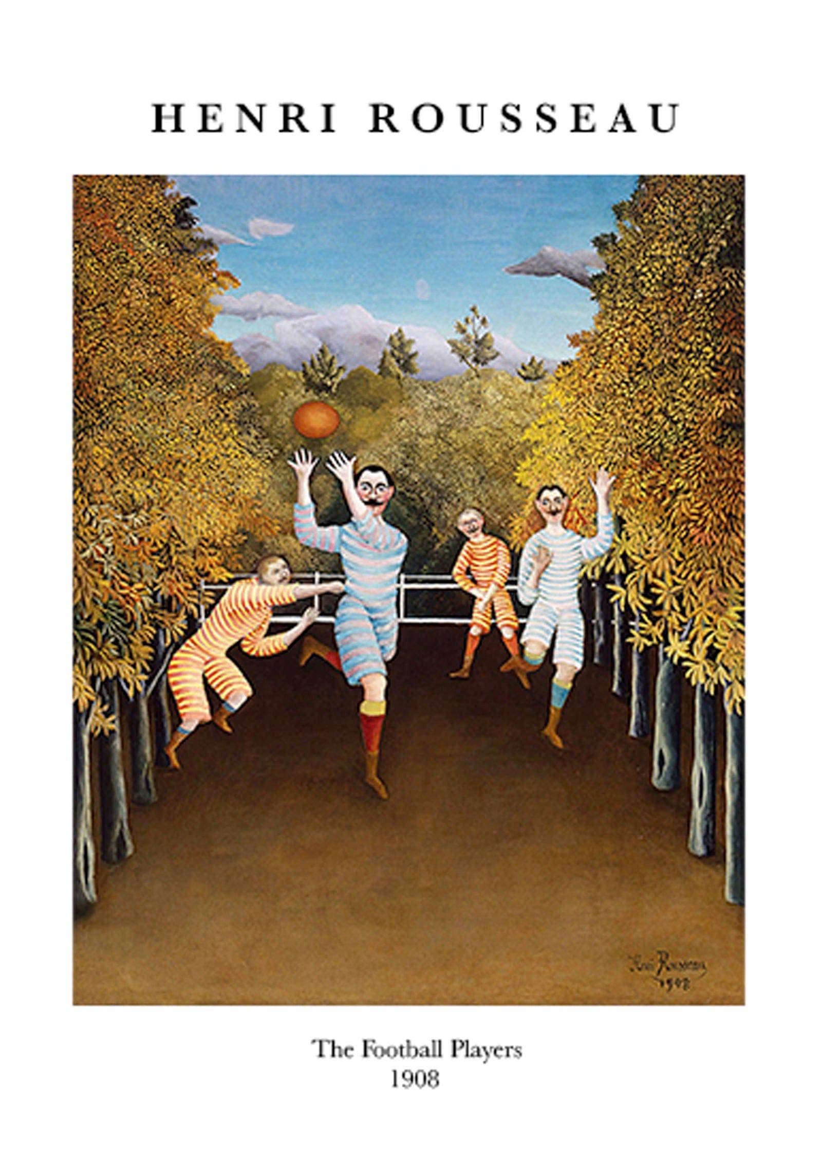 "Henri Rousseau - The Football Players Poster"