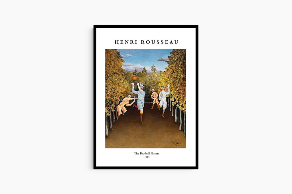 "Henri Rousseau - The Football Players Poster"