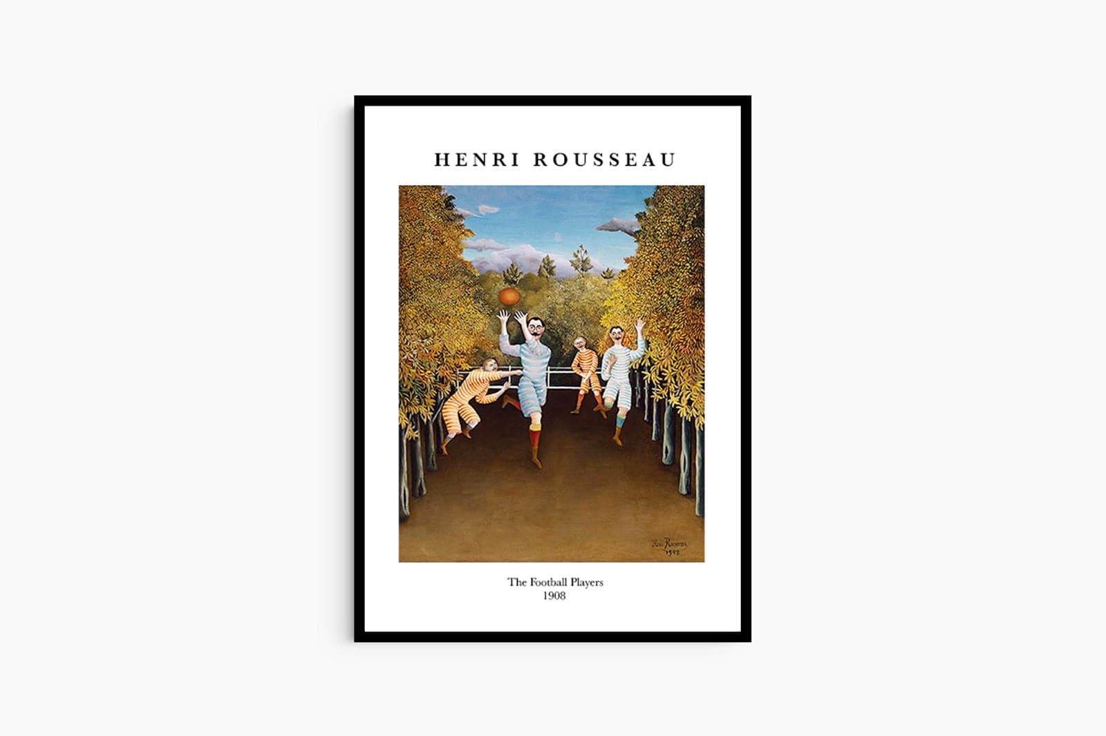 "Henri Rousseau - The Football Players Poster"