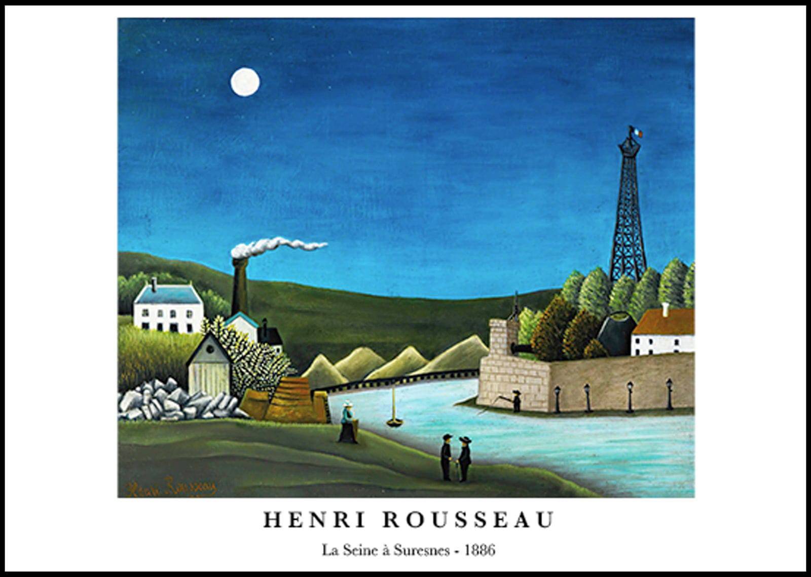 "Henri Rousseau - La Seine à Suresnes Poster"