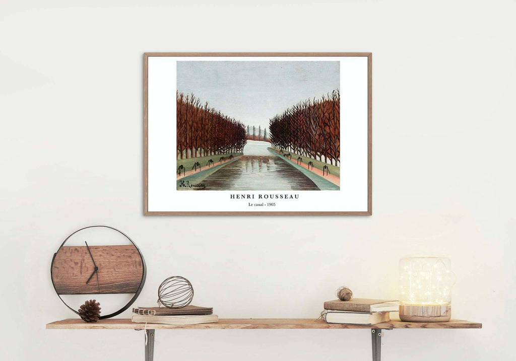 "Henri Rousseau - Le Canal Poster"
