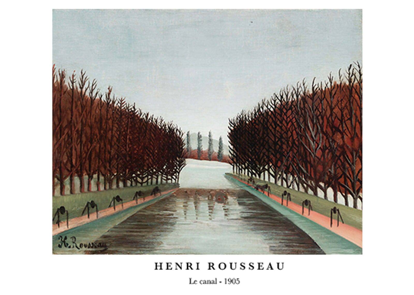 "Henri Rousseau - Le Canal Poster"