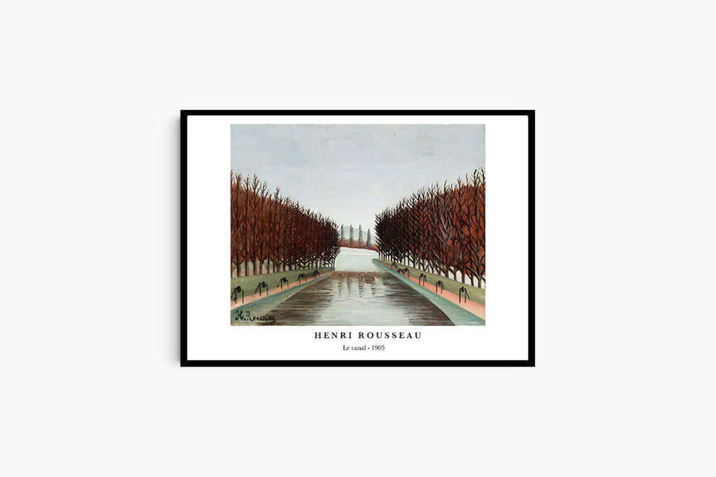 "Henri Rousseau - Le Canal Poster"