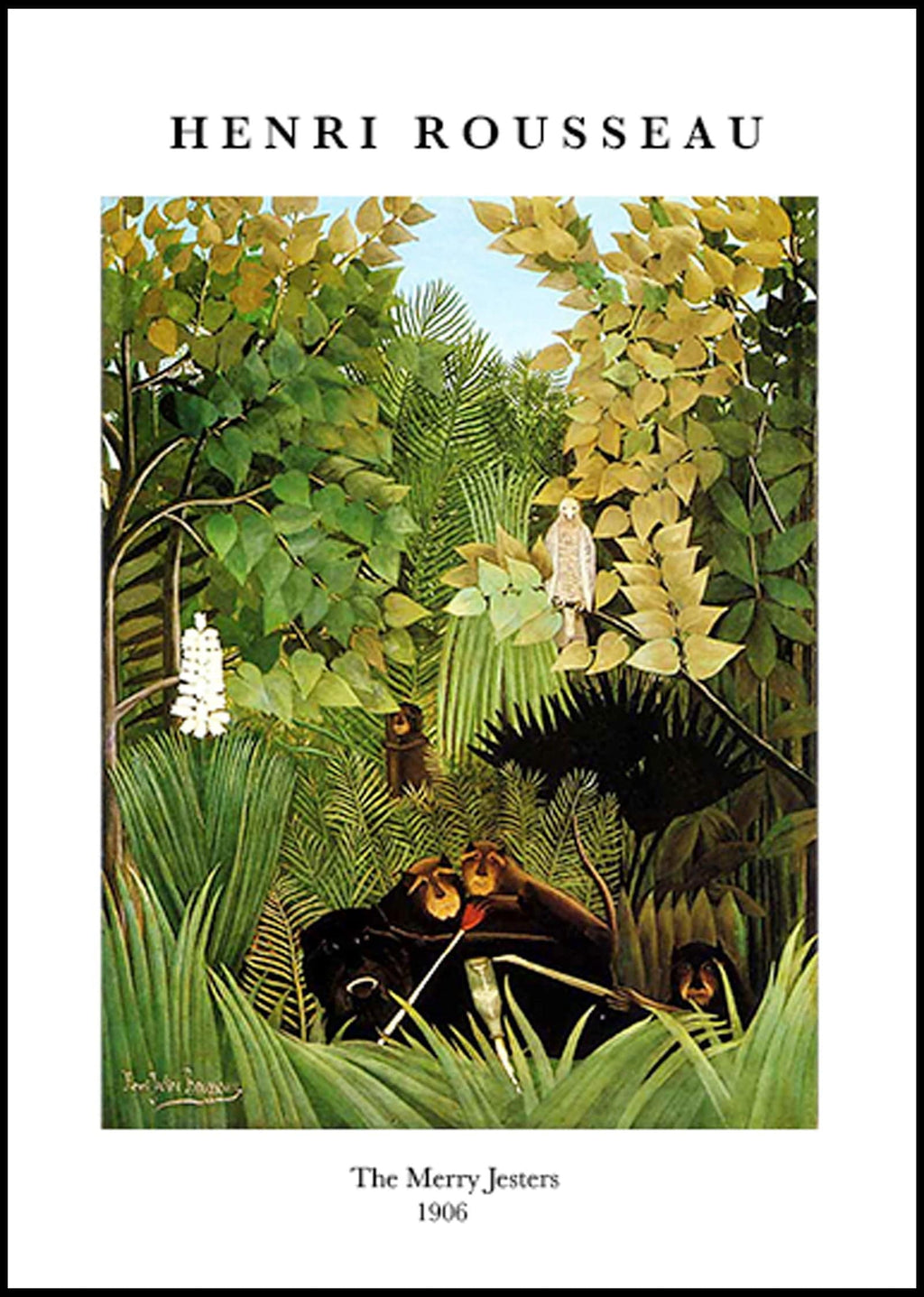 "Henri Rousseau - The Merry Jesters Poster"