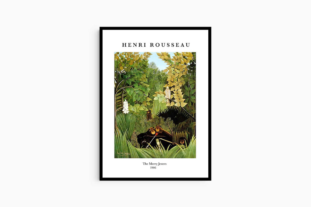 "Henri Rousseau - The Merry Jesters Poster"