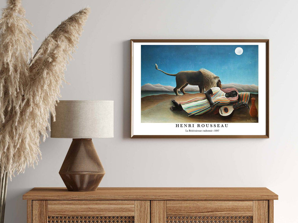 "Henri Rousseau - La Bohémmienne endormie Poster"