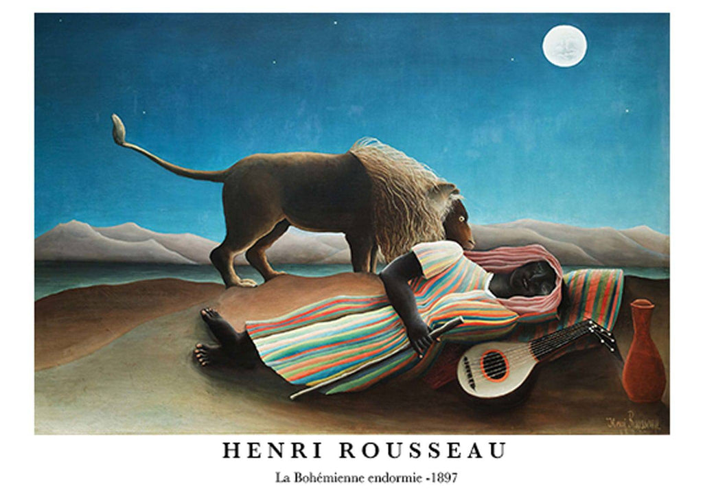 "Henri Rousseau - La Bohémmienne endormie Poster"