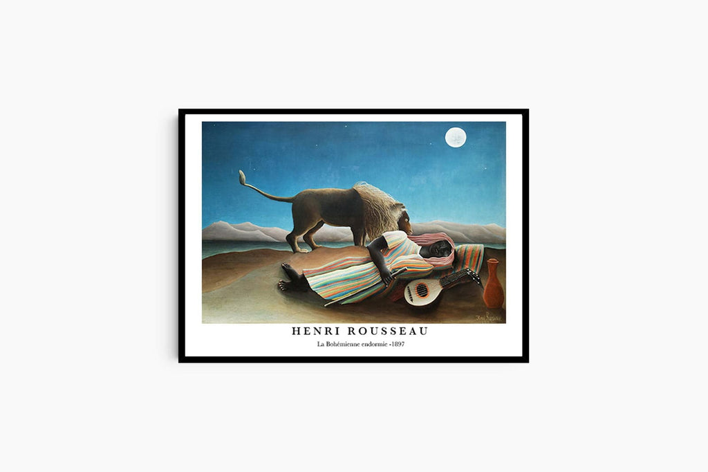"Henri Rousseau - La Bohémmienne endormie Poster"