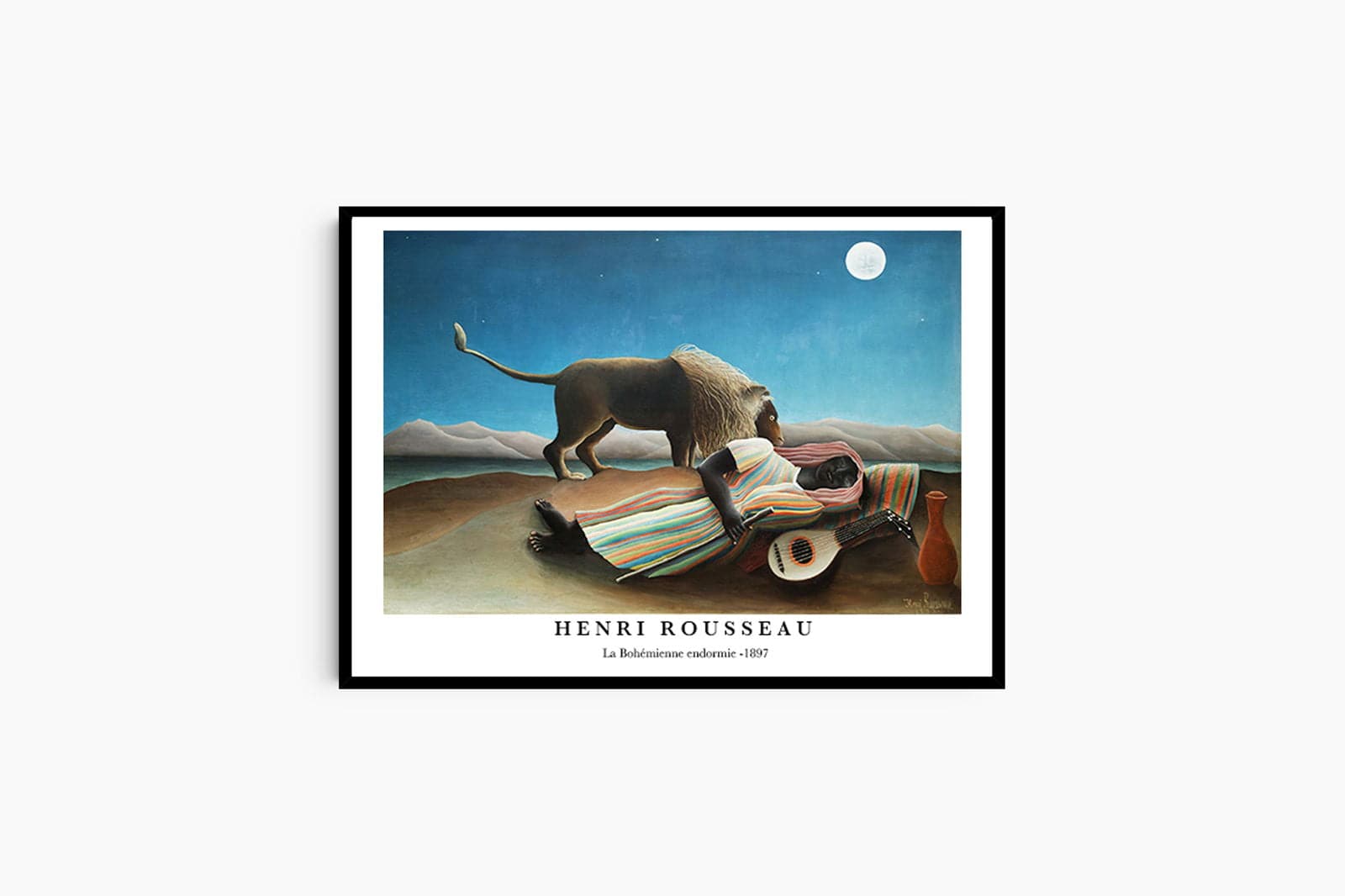 "Henri Rousseau - La Bohémmienne endormie Poster"