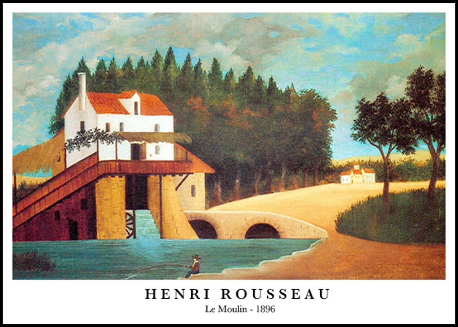 "Henri Rousseau - Le Moulin Poster"