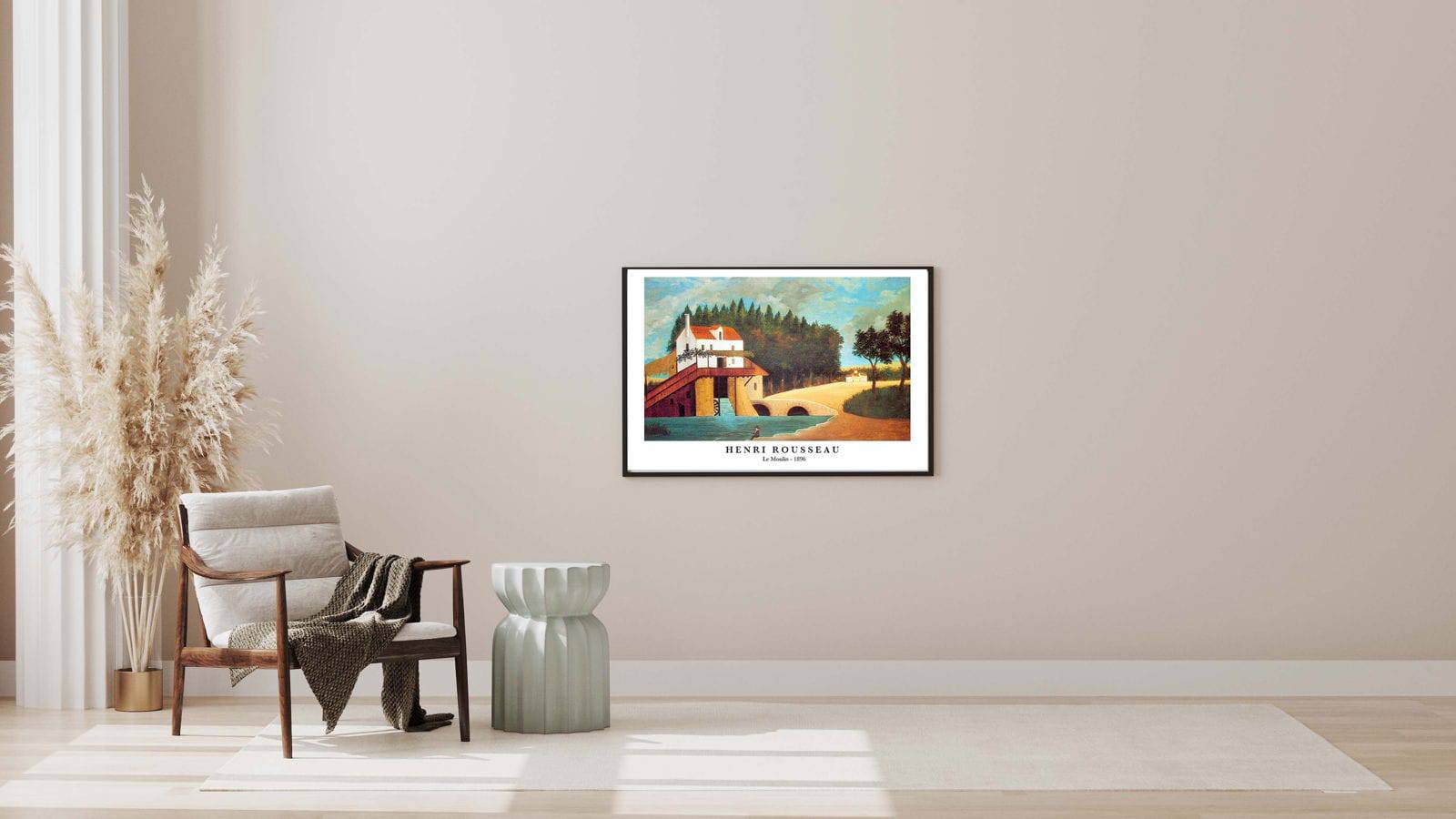 "Henri Rousseau - Le Moulin Poster"