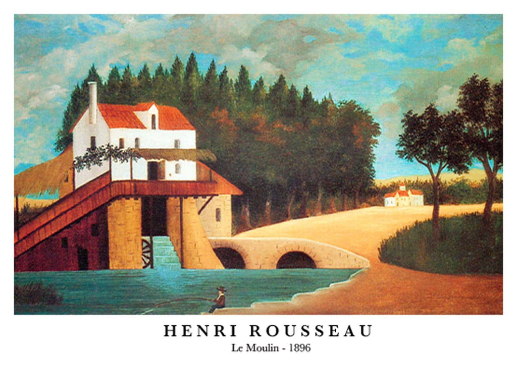 "Henri Rousseau - Le Moulin Poster"